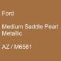 Preview: Ford, Medium Saddle Pearl Metallic, AZ / M6581.